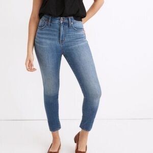 Madewell Curvy High-Rise Skinny Crop Jeans in Lander Wash Size 27